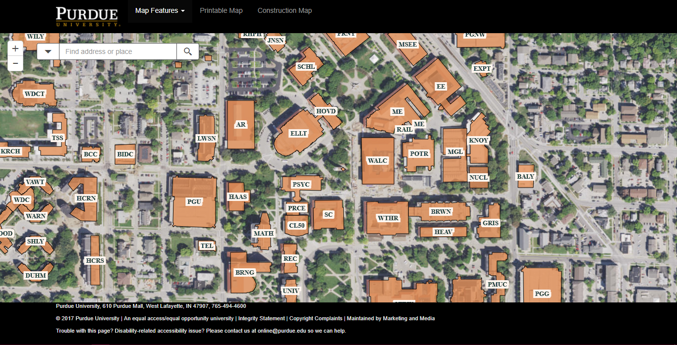 Purdue Map